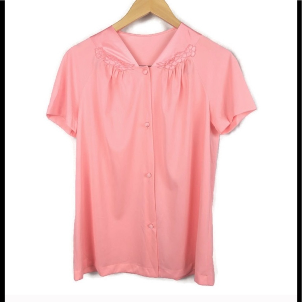 Vintage Vanity Fair Peachy Pink Pajamas in Size 34 - Picture 6 of 8